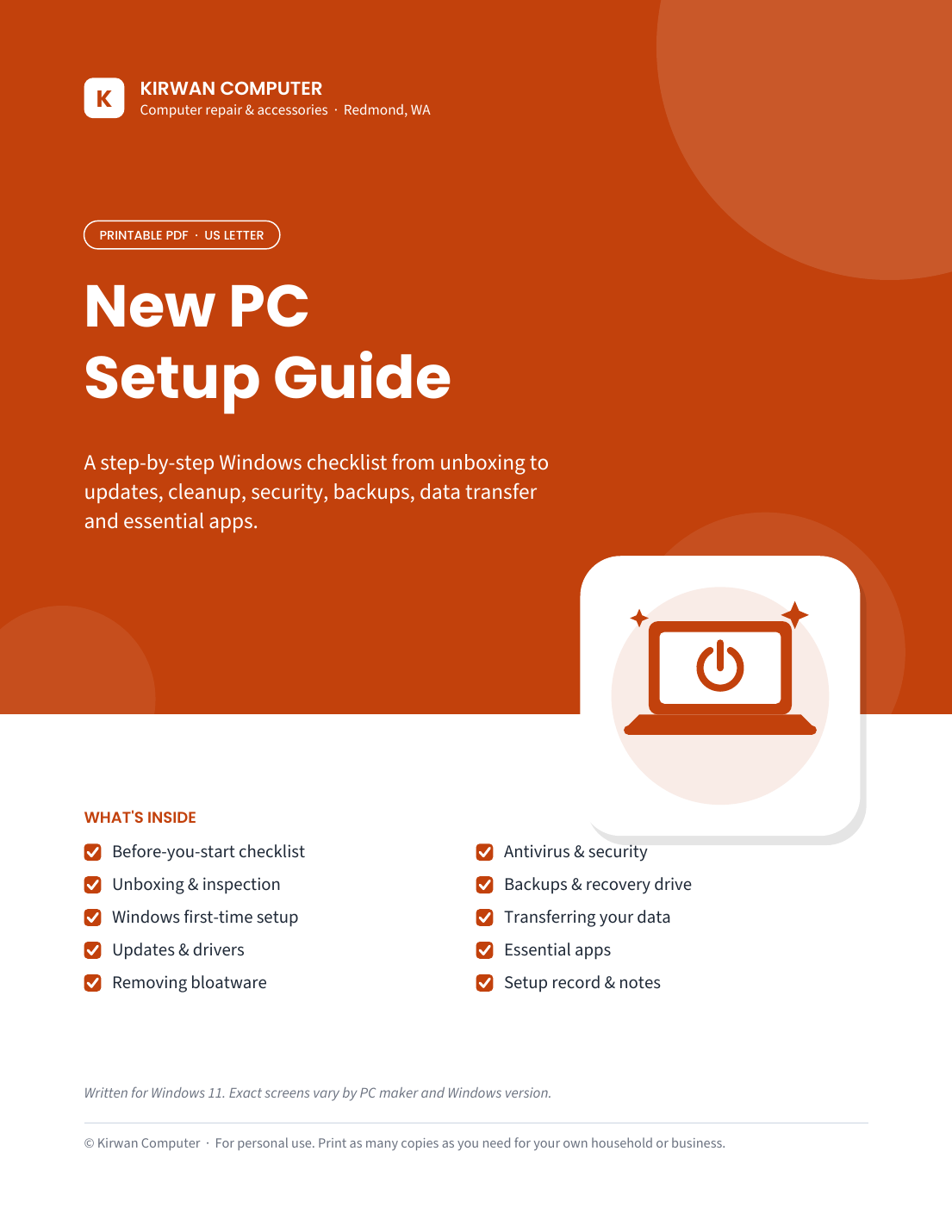 New PC Setup Guide