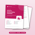 Parent's Device Safety Checklist printable PDF pages
