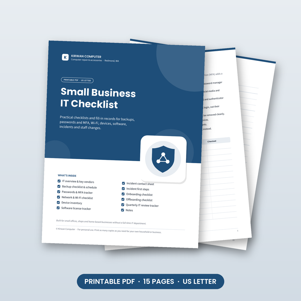 Small Business IT Checklist